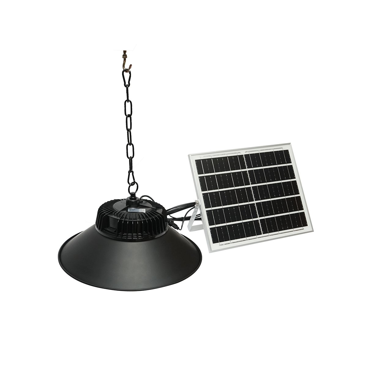 Lampa LED 100W, 6500K cu panou solar policristalin 16W, baterie LifePO4 3.2V/15Ah si telecomanda IP65 Breckner Germany